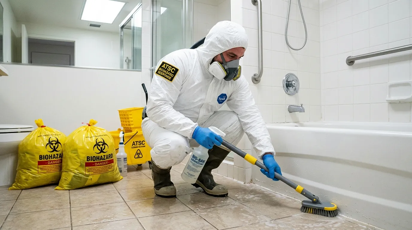 Decontamination equipment deployed for Blood Cleanup in Ozone Park